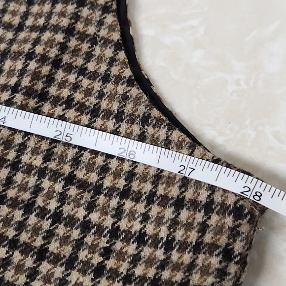 Schaefer Outfitter Laramie Western Wool Blend Vest 3XL Gun Club Houndstooth New - Picture 10 of 11